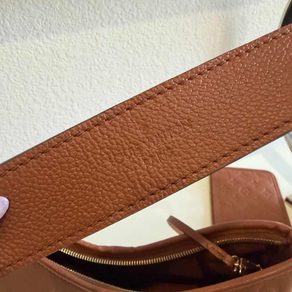 Louis Vuitton Tan Embossed Shoulder Bag - Picture 9 of 11